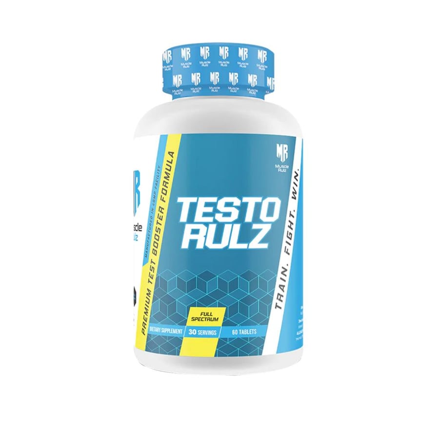 ماسل رولز تيستو رولز محفز التستوستيرون الطبيعي - Muscle Rulz Testo Rulz 60 Tabs