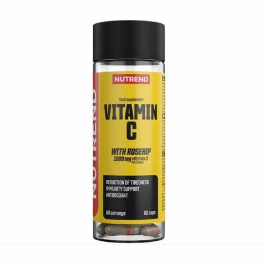 نوتريند فيتامين سي 1000 ملغ مع مستخلص الورد البري - Nutrend Vitamin C 60 Caps