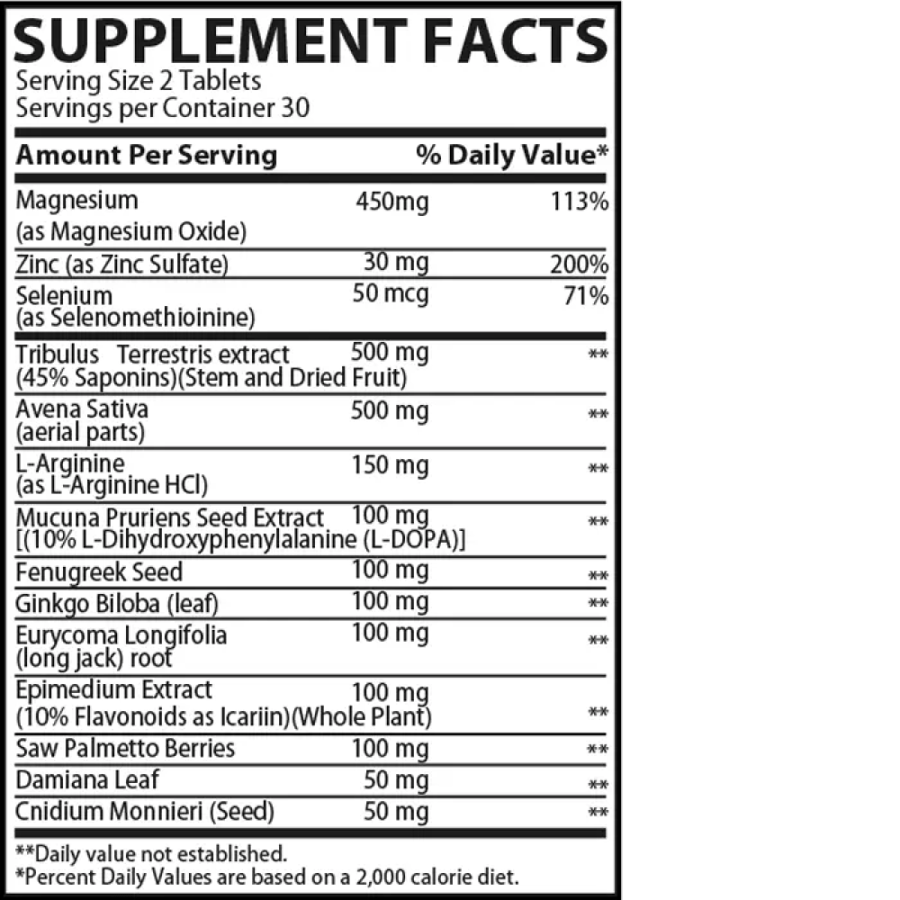 ماسل رولز تيستو رولز محفز التستوستيرون الطبيعي - Muscle Rulz Testo Rulz 60 Tabs