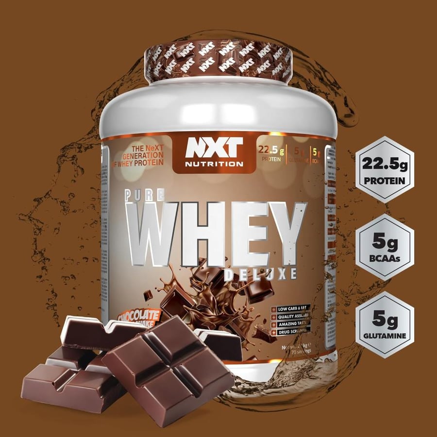 إن إكس تي نيوتريشن بيور واي ديلوكس بروتين بناء العضلات - NXT Nutrition Pure Whey Deluxe 2.1kg