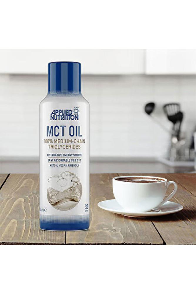 زيت ام سي تي ابلايد نيوترشن طاقة الكيتو من جوز الهند Applied Nutrition MCT Oil - 490 مل