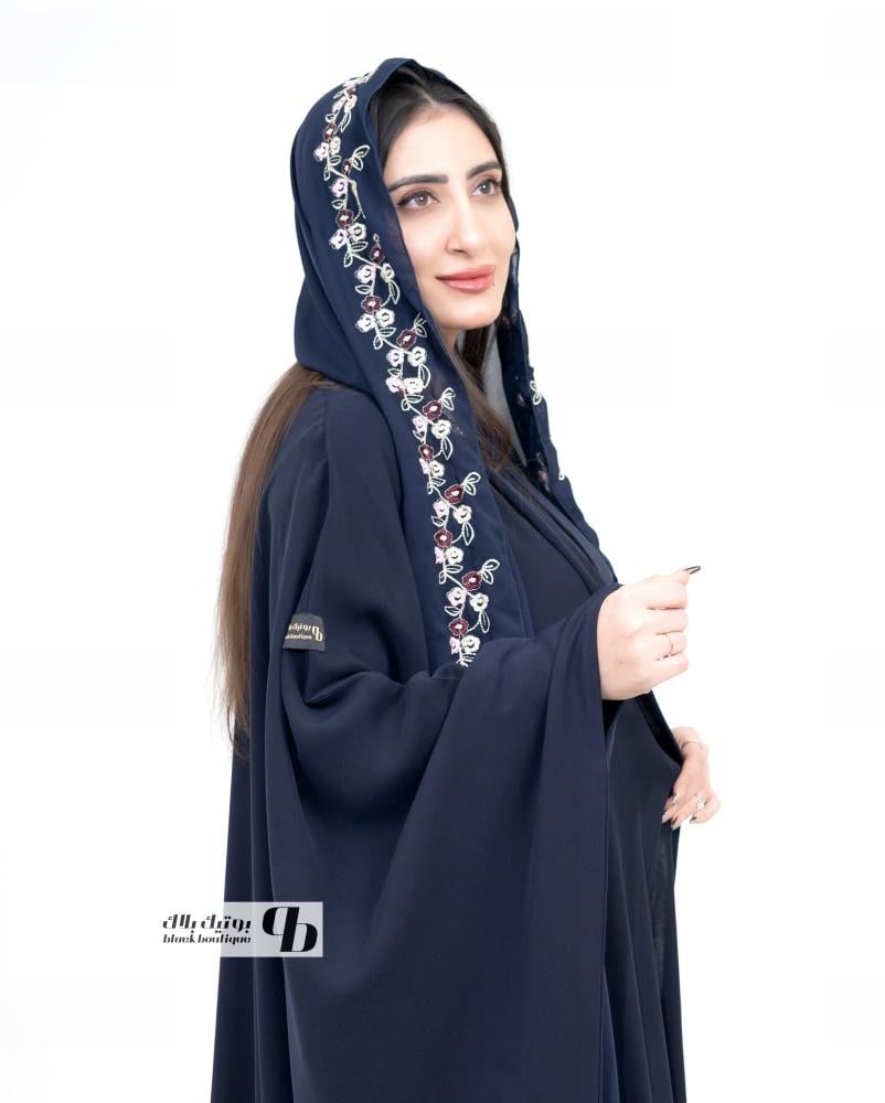طرحة لنن تطريز BB307
