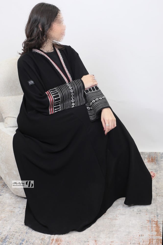 عباية قصة عادية قماش ملكي BB147