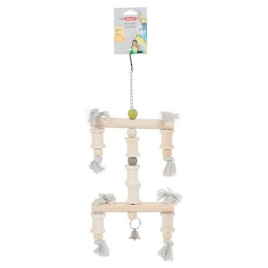 لعبة خشبية للببغاوات والطيور الكبيرة Wooden Toy for Parrots/Large parakeets