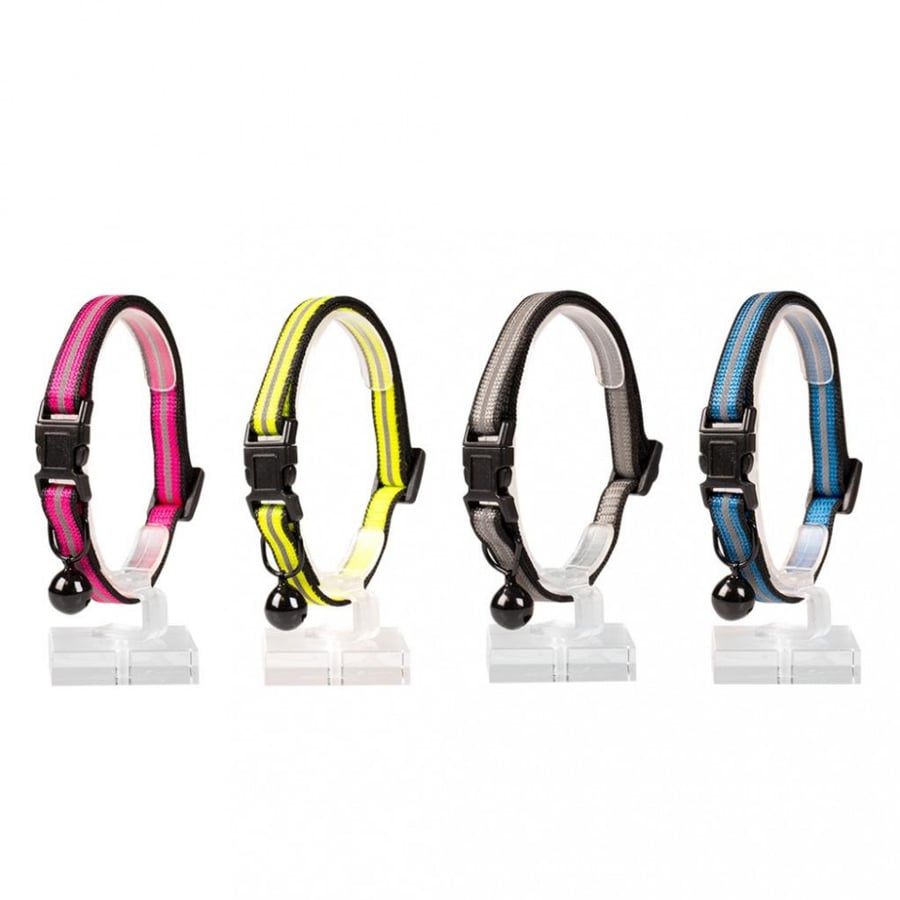 دوفو طوق للقطط بلون عاكس Cat Collar Reflective Duo