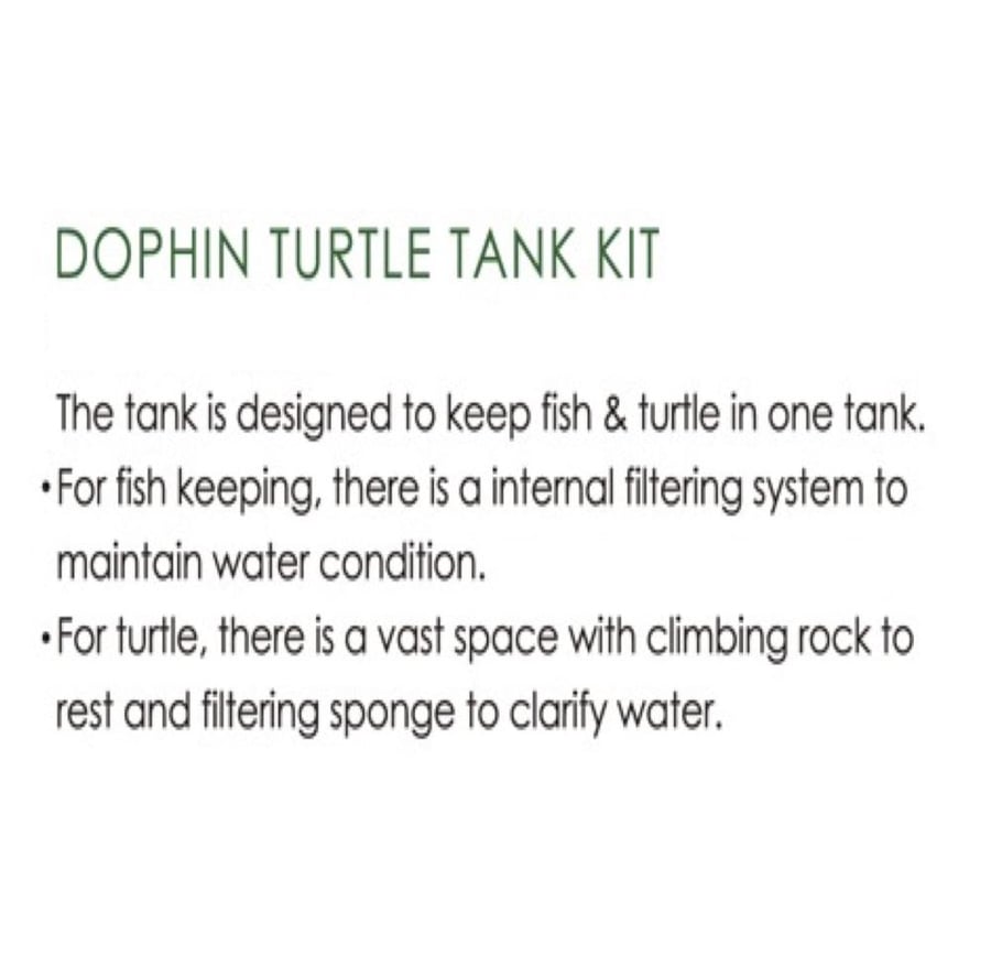 دوفين حوض سلاحف و أسماك DoPhin Aquarium For Fish and Turtles
