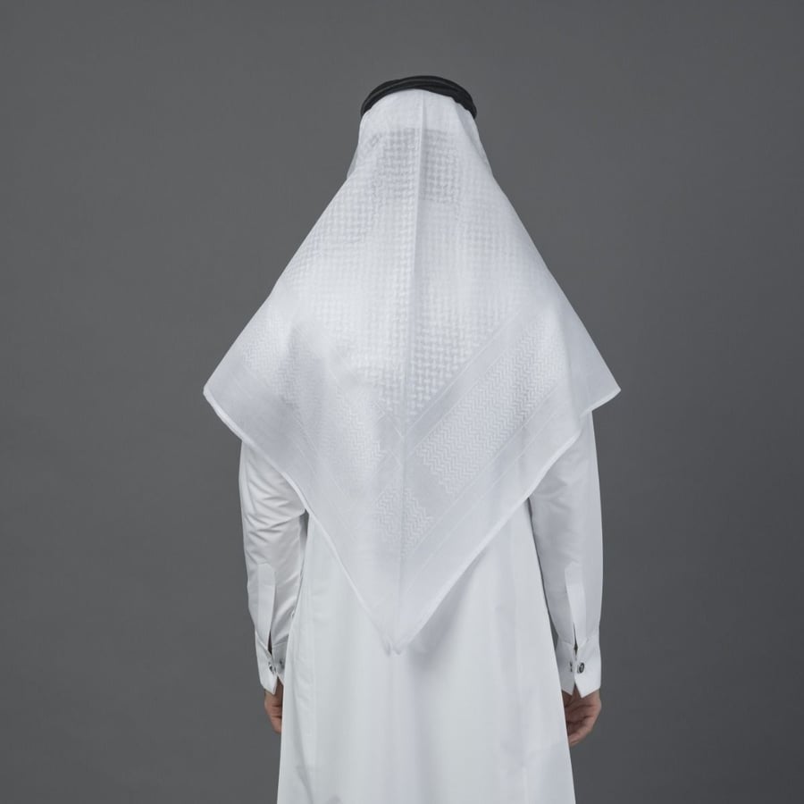 البسام شماغ رجالي البصمة البيضاء