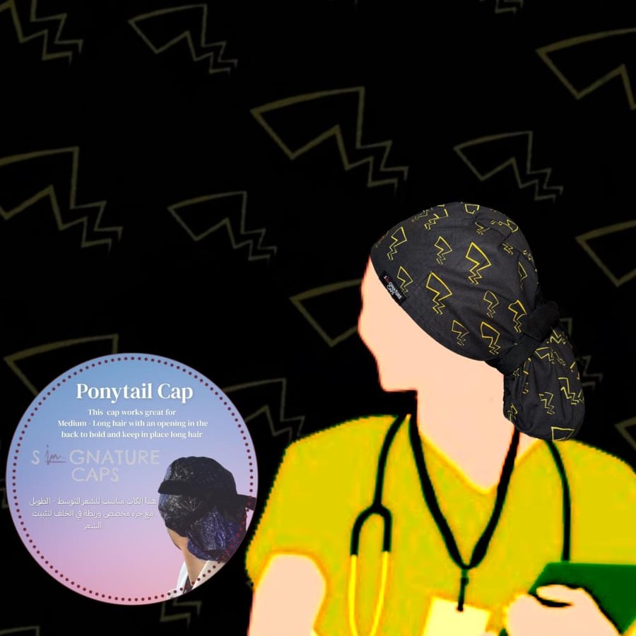 Pokemon Surgical Cap -قبعة جراحية