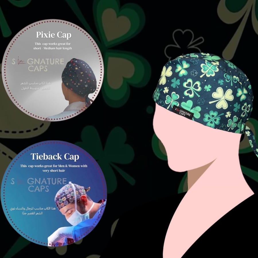 Lucky charm Surgical cap