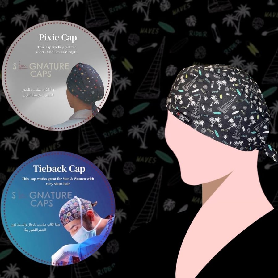 Surfer Surgical Cap