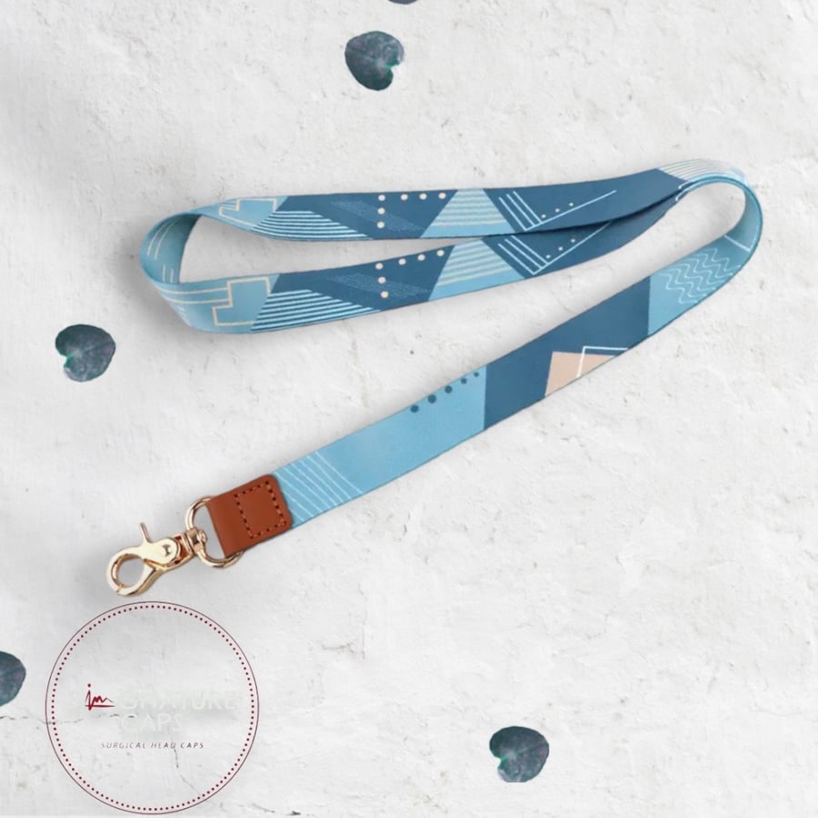 baby blue badge holder