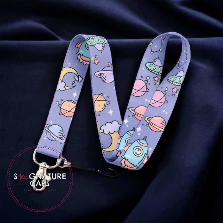 Spaceship badge holder