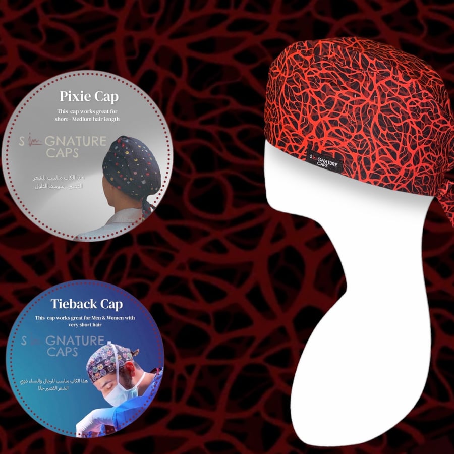 Blood vessels Surgical cap
