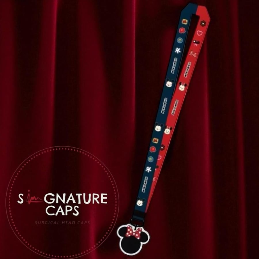 Minnie mouse badge holder