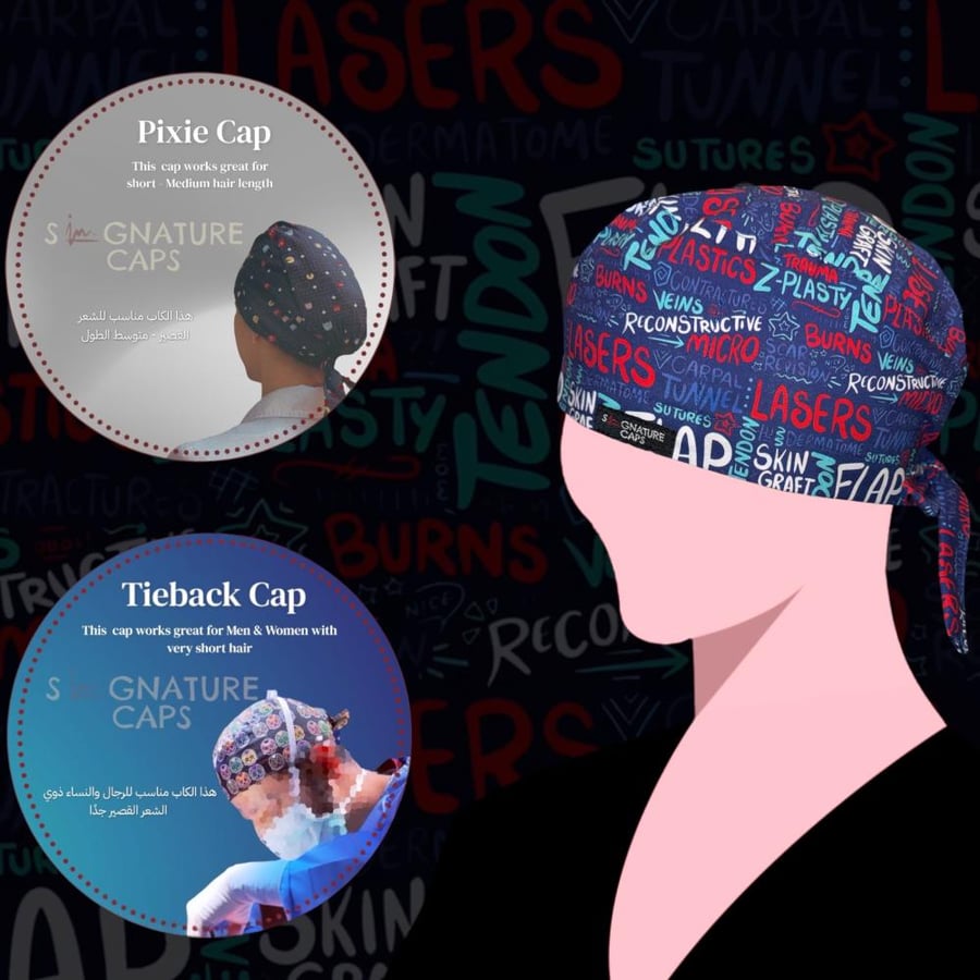 Plastics  Speciality Surgical Cap