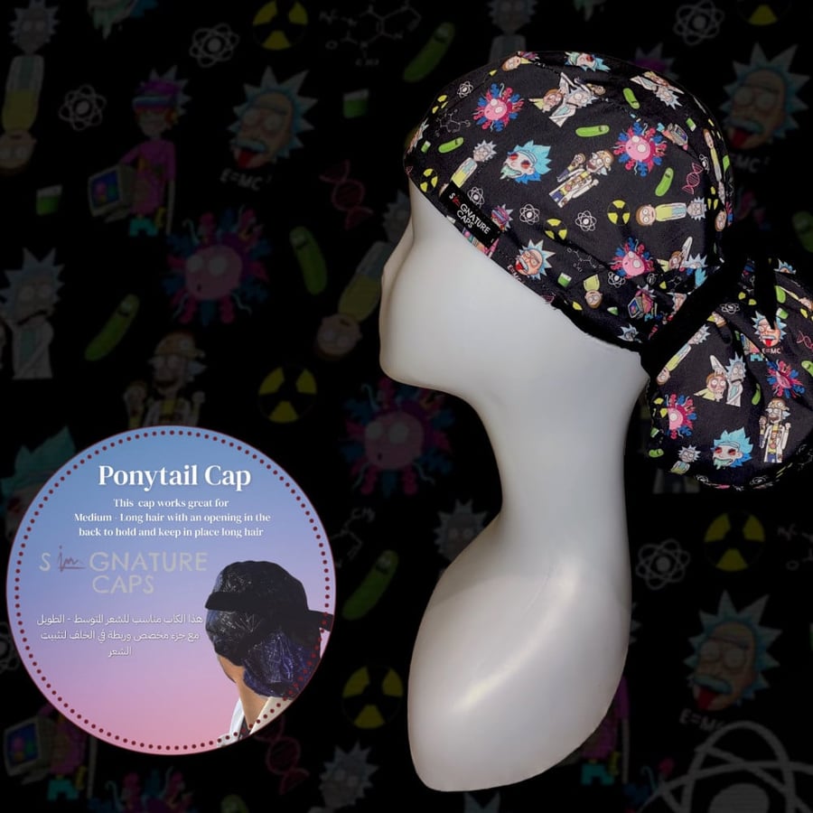 Rick & Morty  Surgical cap
