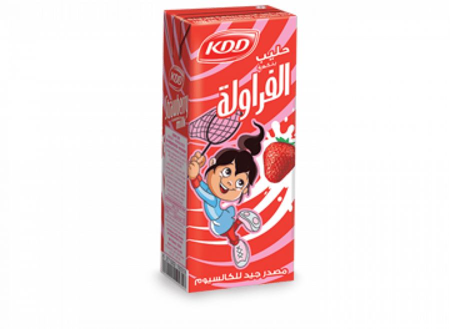 حليب فراولة