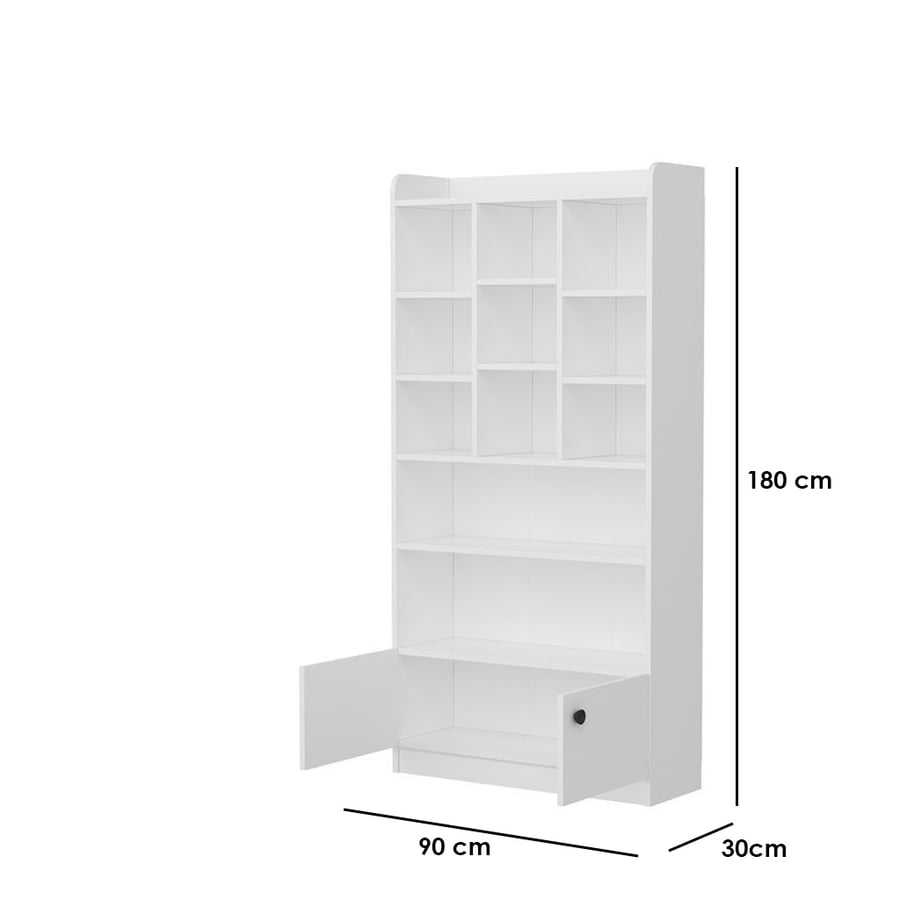 White storage shelf unit from Yaquta