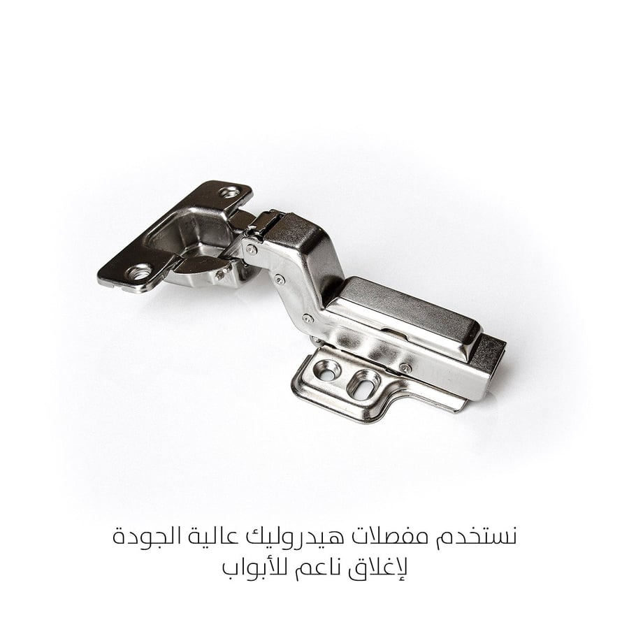 ركن قهوة مودرن أسود بدرجين ورفوف تخزين أنيق