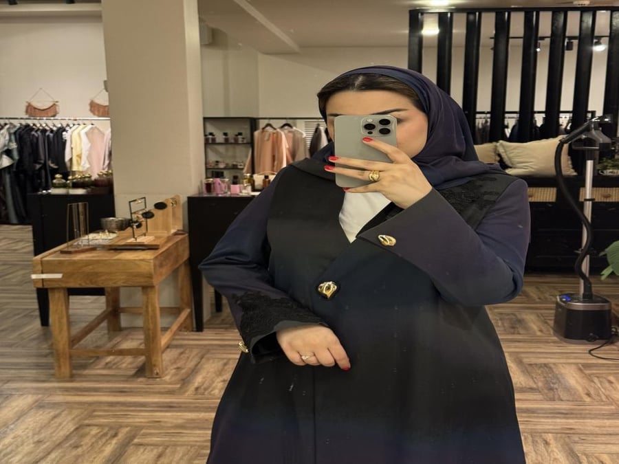 شيفون صيفي خفيف بطرحه مطابقه لللعبايه