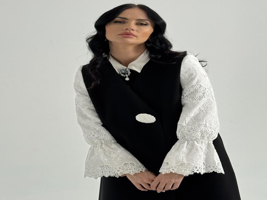 بليزر رسمي باكمام لينن ركامه تركي