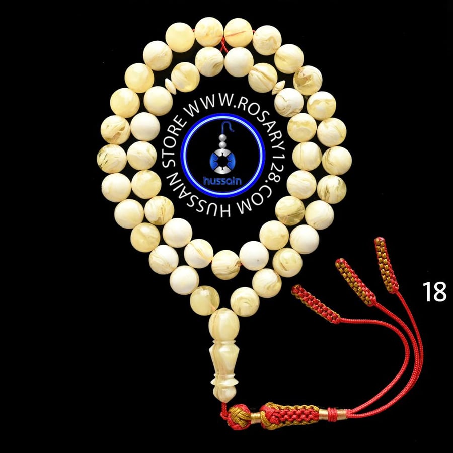 A misbaha made of musk with a scent (bead size 11 mm)