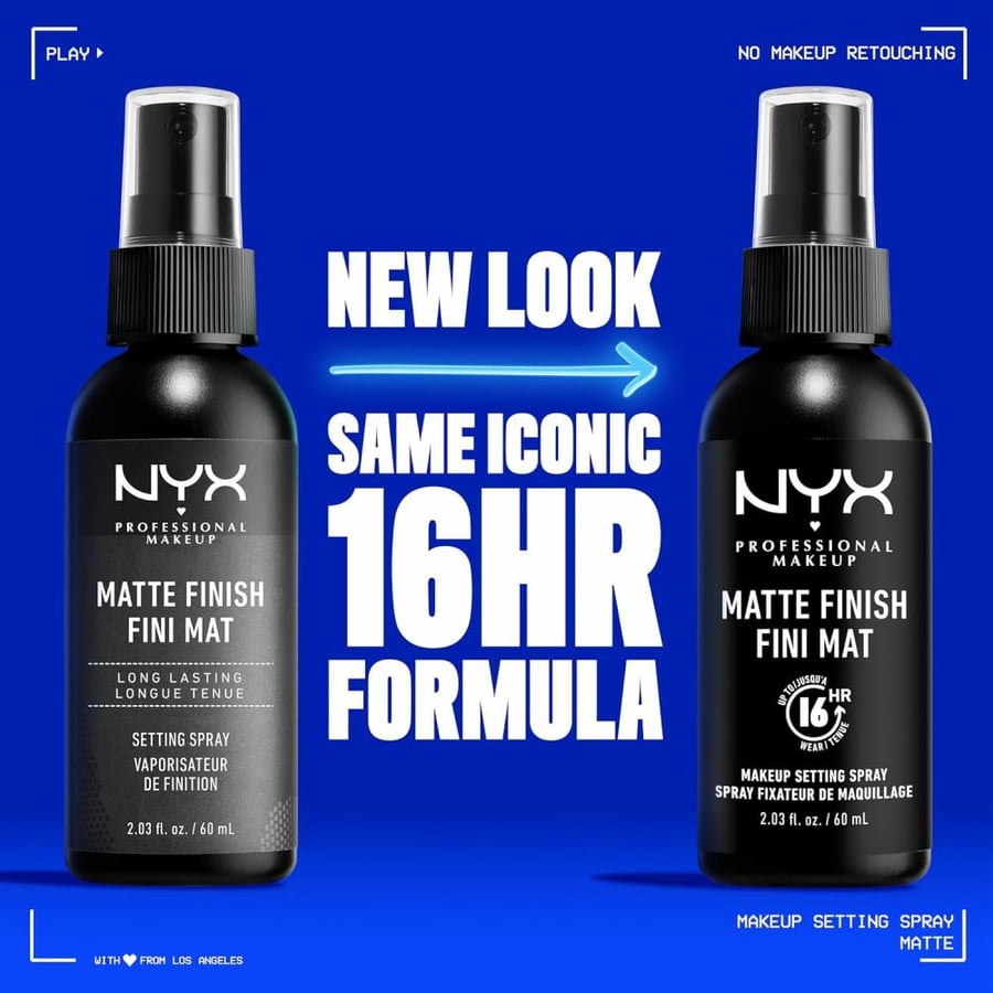 بخاخ مثبت مكياج نكس لمسة مطفية NYX Professional Makeup, Makeup Setting Spray - Matte