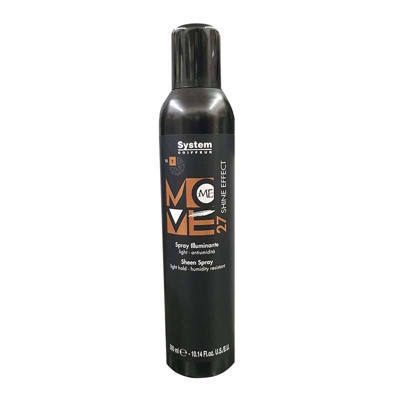 سبراي شاين بخاخ شديد اللمعان من ديكسون 300 مل Dikson Move Me 27 Shine Effect Spray Spray illuminante light