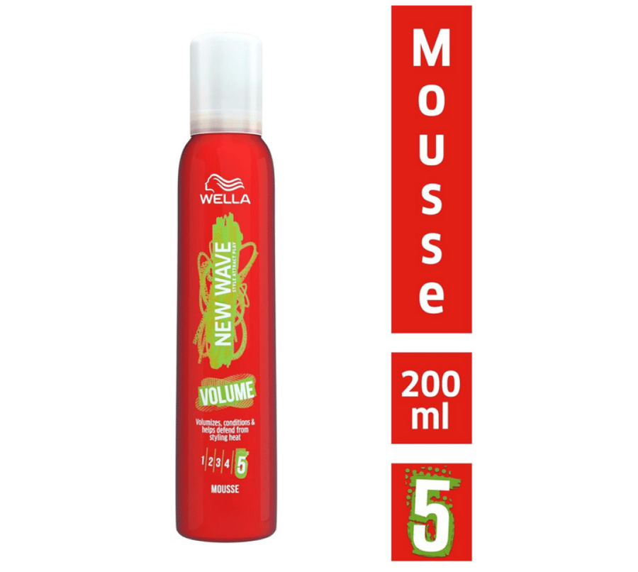 ويلا نيو ويڤ موس لمظهر كثيف - 200مل wella new wave volume mousse