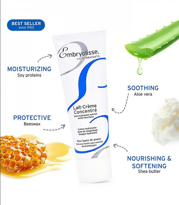 Nourishing multifunctional moisturizer, deep moisturizing cream from Embryolisse 75ml