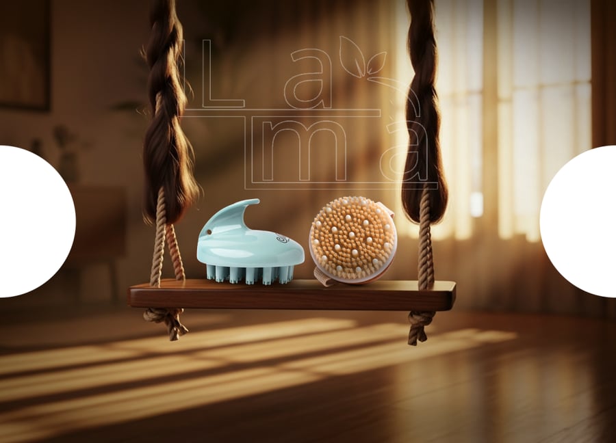 مجموعة الفرش - فرشة سيليكون + فرشة المساج