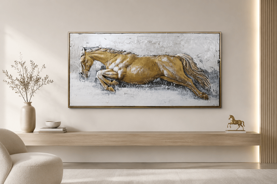 لوحة ديكور طولية مقاس 70 × 140 سم