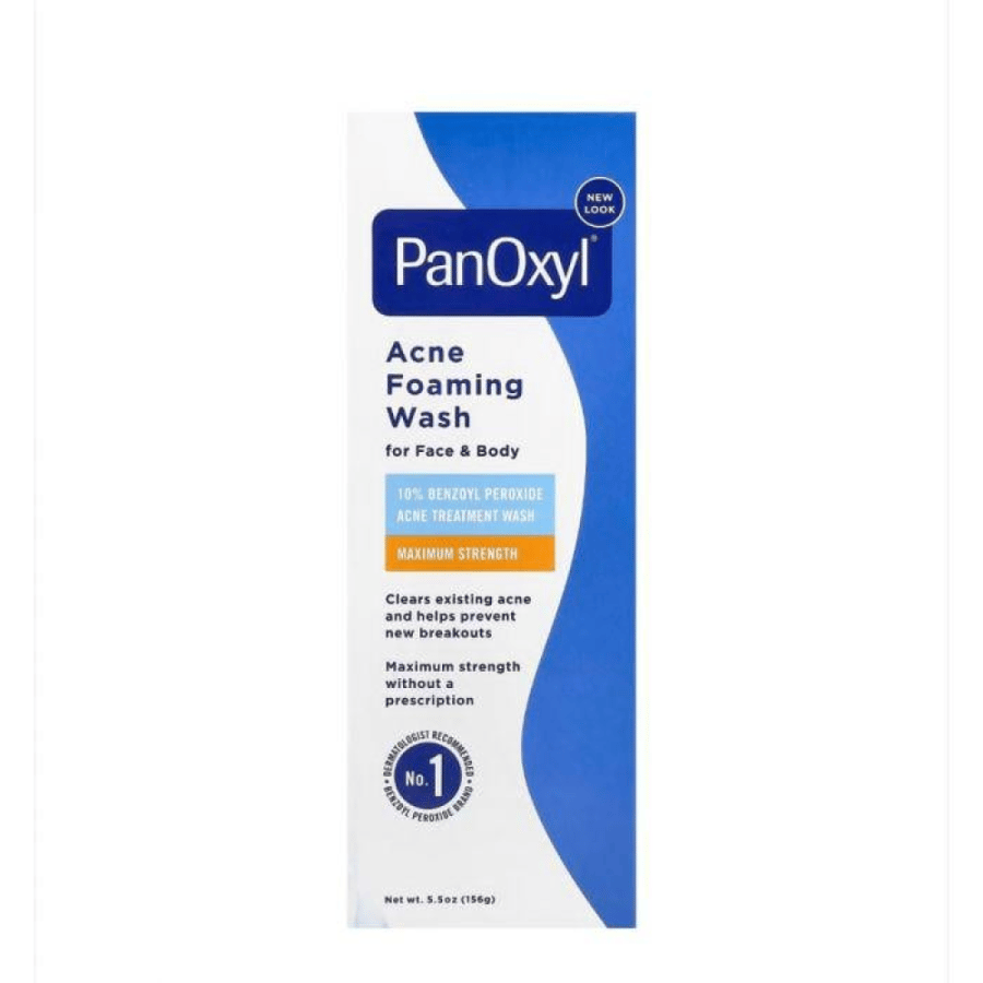 غسول بانوكسيل (PanOxyl) الرغوي الطبي لعلاج حب الشباب بنسبة 10% | 156 جم