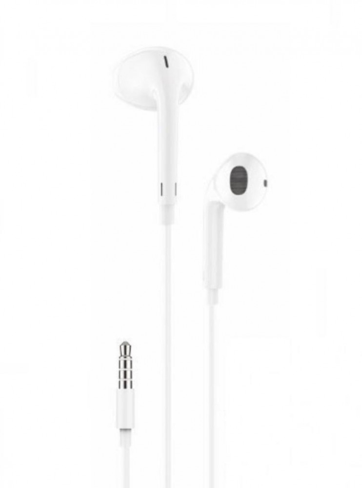 سسماعة أذن سلكية كلاسيكية ماركة ROSQO بمنفذ أوكس AUX 3.5mm