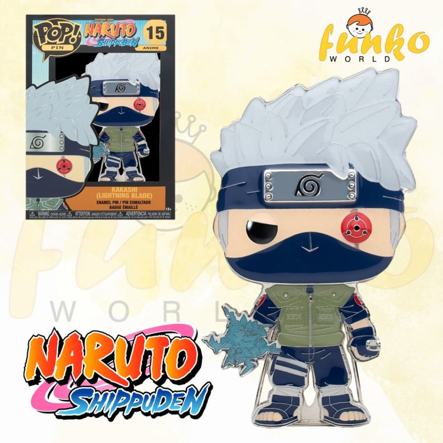 LF Enamel Pin! Animation: Naruto - Kakashi