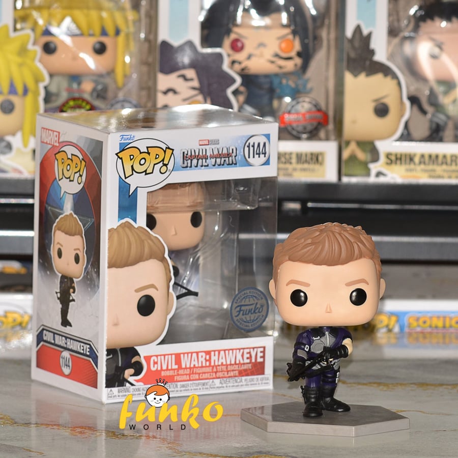 Pop! Marvel: Civil War Build-a-Scene - Hawkeye (Exc)