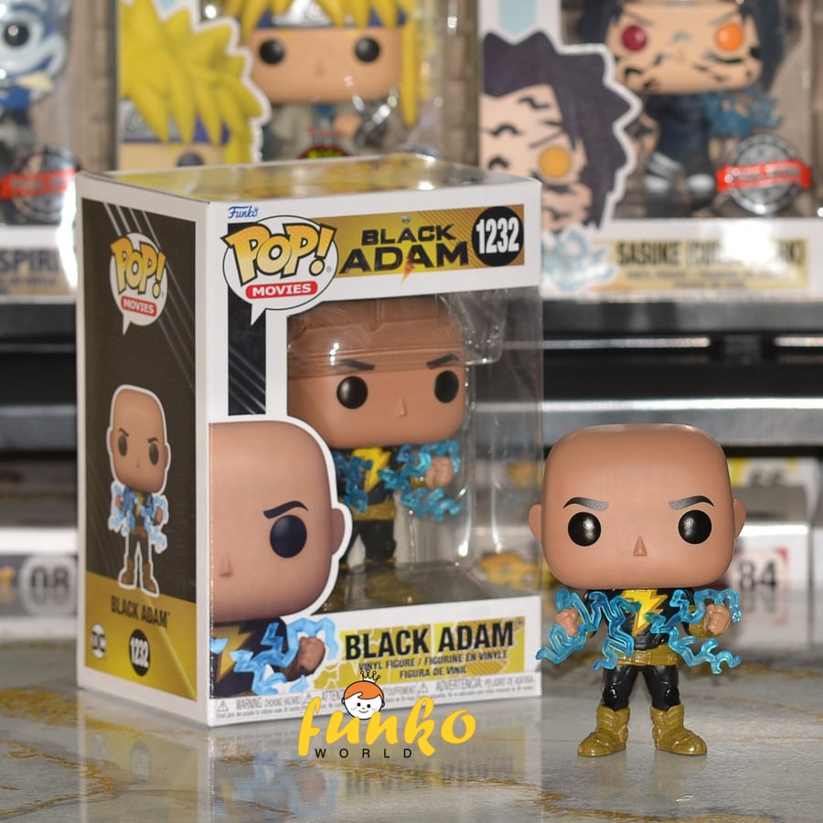 Pop! Heroes: DC Black Adam- Black Adam w/ Lightning