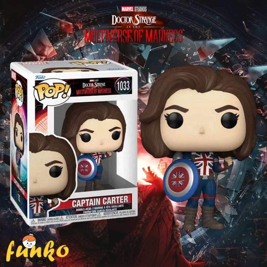 Pop! Marvel: Doctor Strange in the Multiverse of Madness- Captain Carter