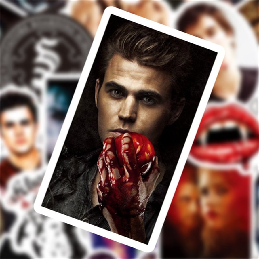 The Vampire Diaries Stickers ,50pcs