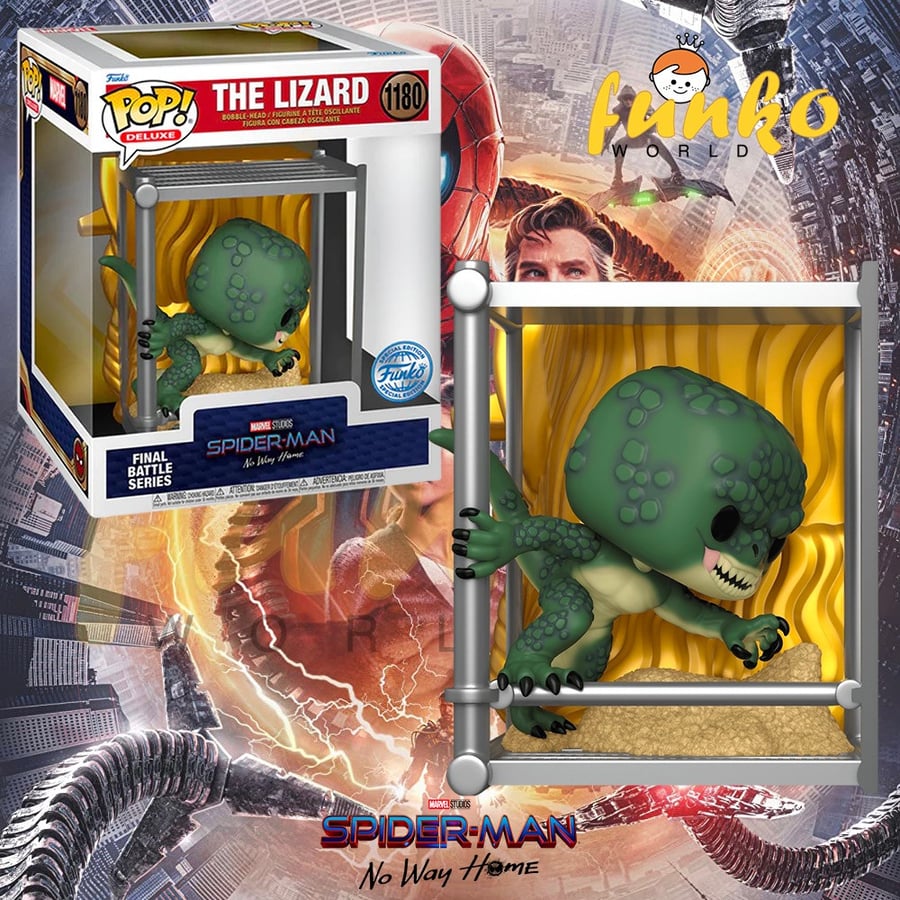 Pop Deluxe! Marvel: Spider-Man No Way Home Battle - The Lizard (Exc)