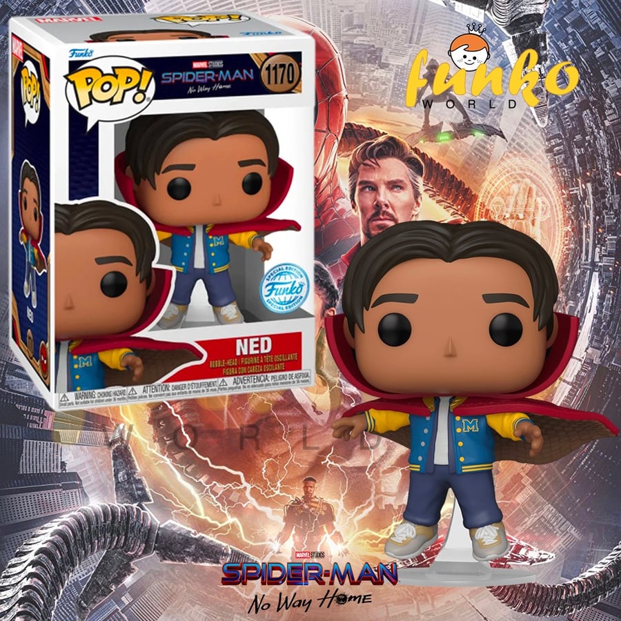Pop! Marvel: Spider-Man No Way Home - Ned w/ Cloak (Exc)