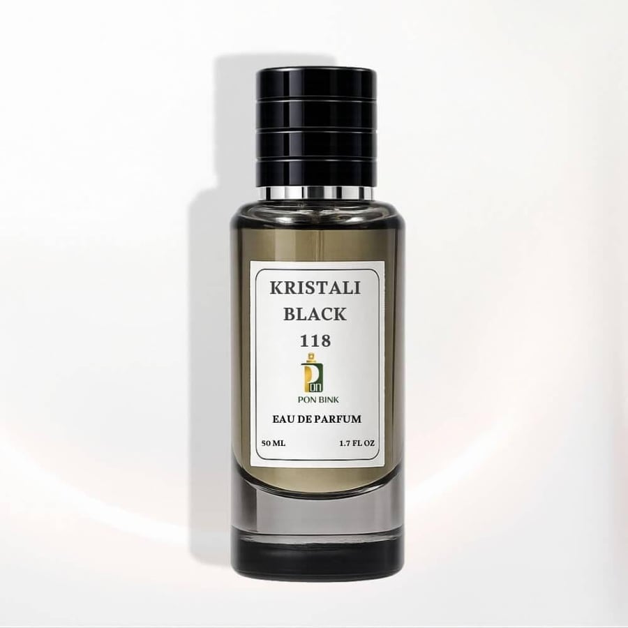 عطر كرستالي بلاك 118 نسائي المستوحى من كريستال نوار الأسود من بون بينك