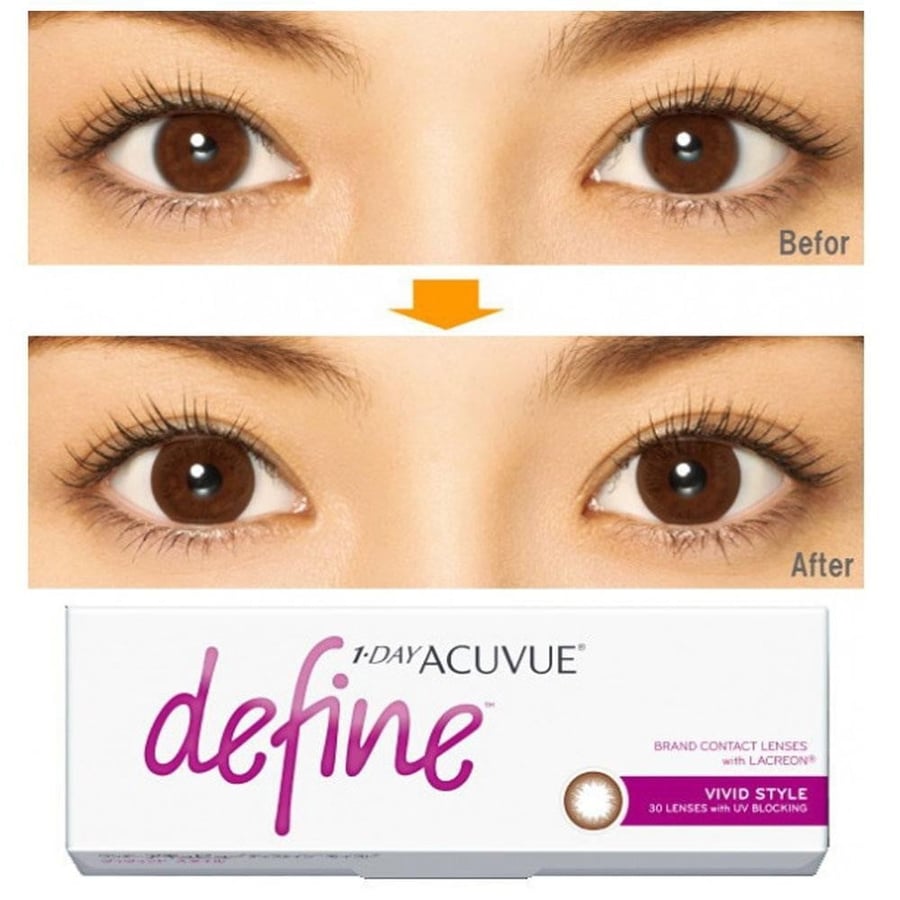 عدسات ون داي اكيوفيو ديفاين 1Day ACUVUE define زينة