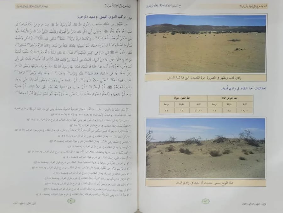 اطلس طريق الهجرة النبوية مع وصف تاريخي جغرافي جيولوجي للطريق
