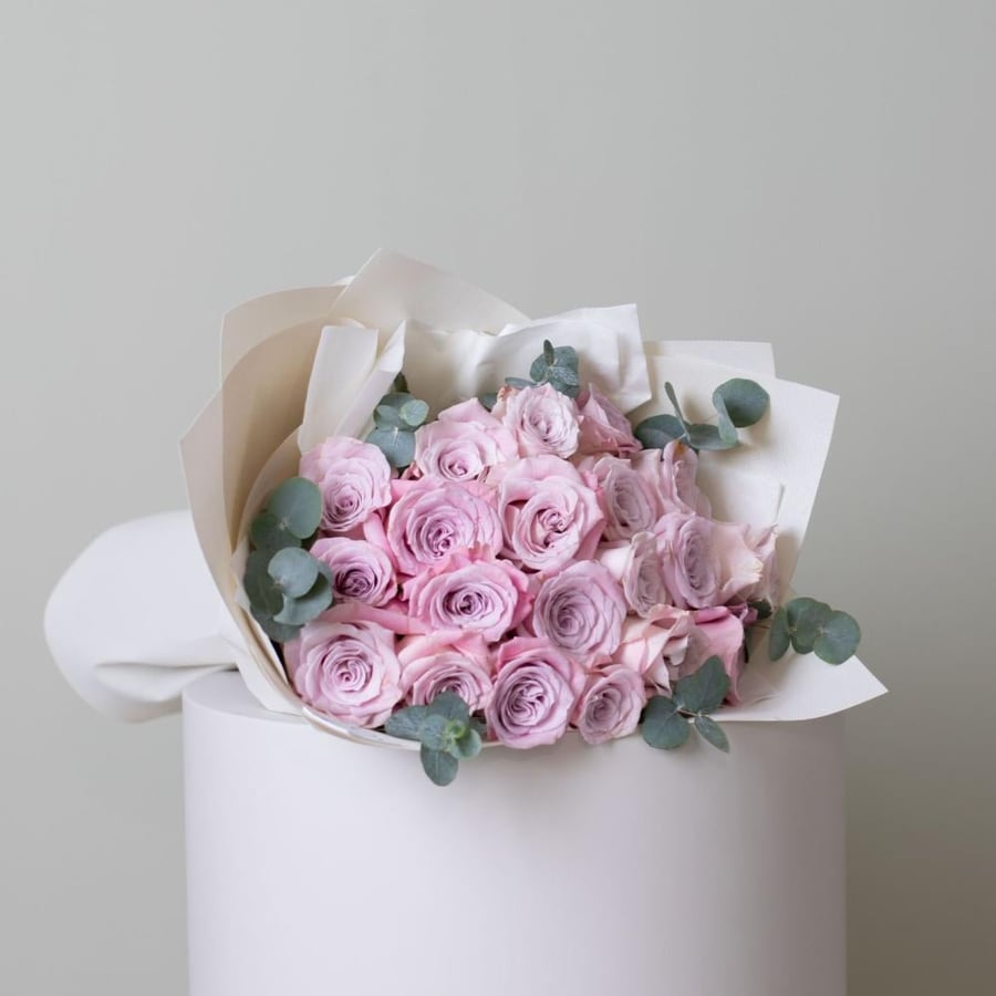 Bouquet of 20 pink roses
