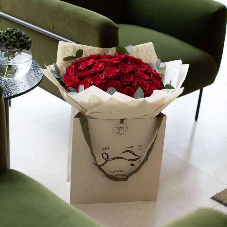 Bouquet of 30 red roses