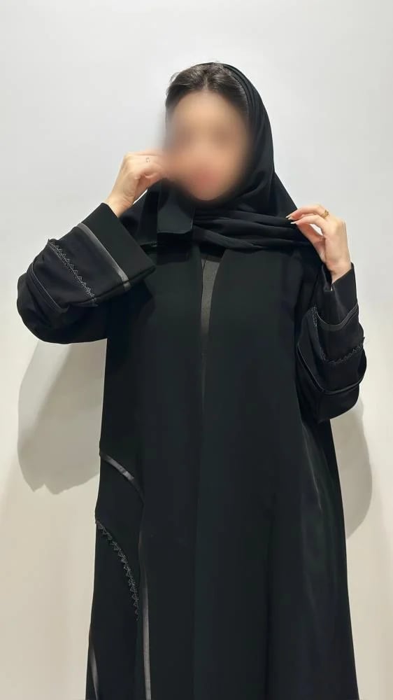 عباية بقماش سيراميك
