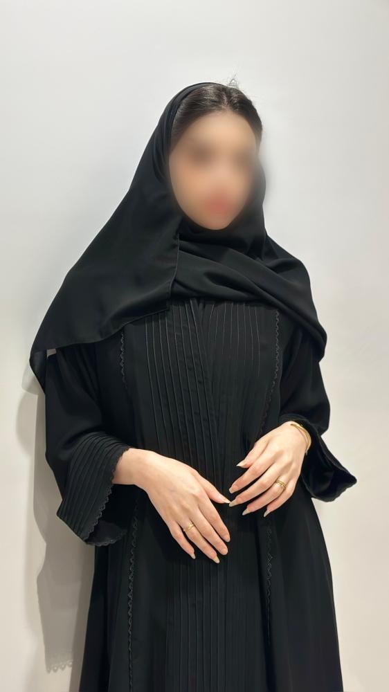 عباية بقماش رموش