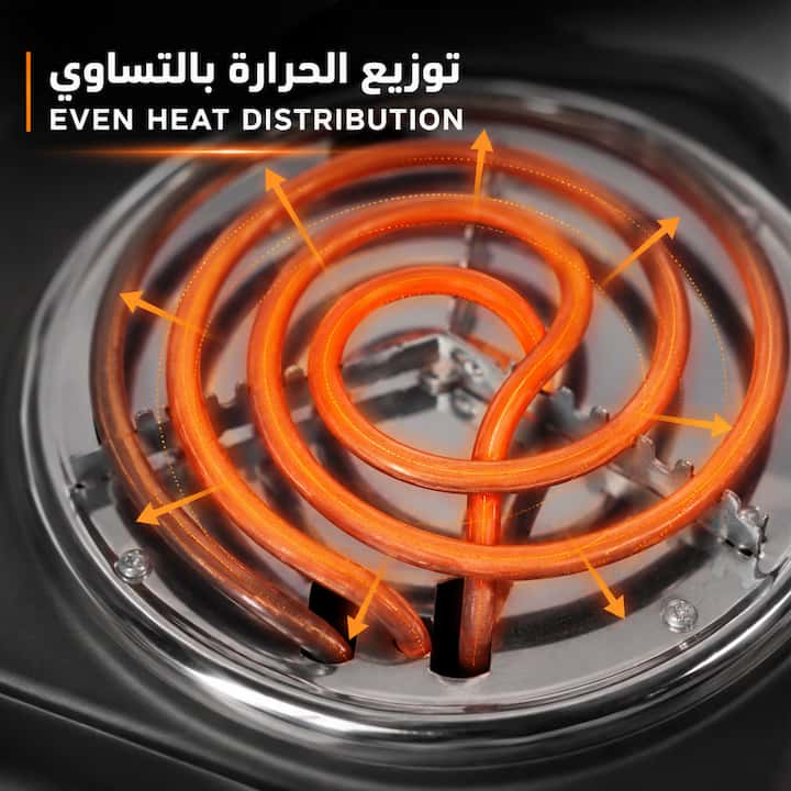 توزيع حرارة متساوي لطهي متوازن ونتائج أسرع في كل مرة