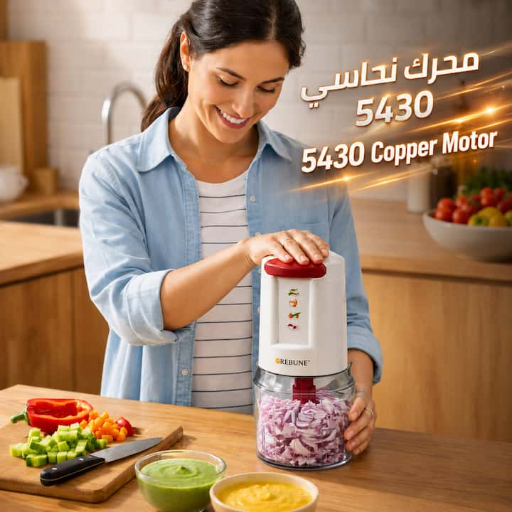 ريبون فرامة بمحرك نحاسي 5430 لأداء عملي عند تجهيز الخضروات والصلصات